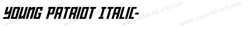 Young Patriot Italic字体转换